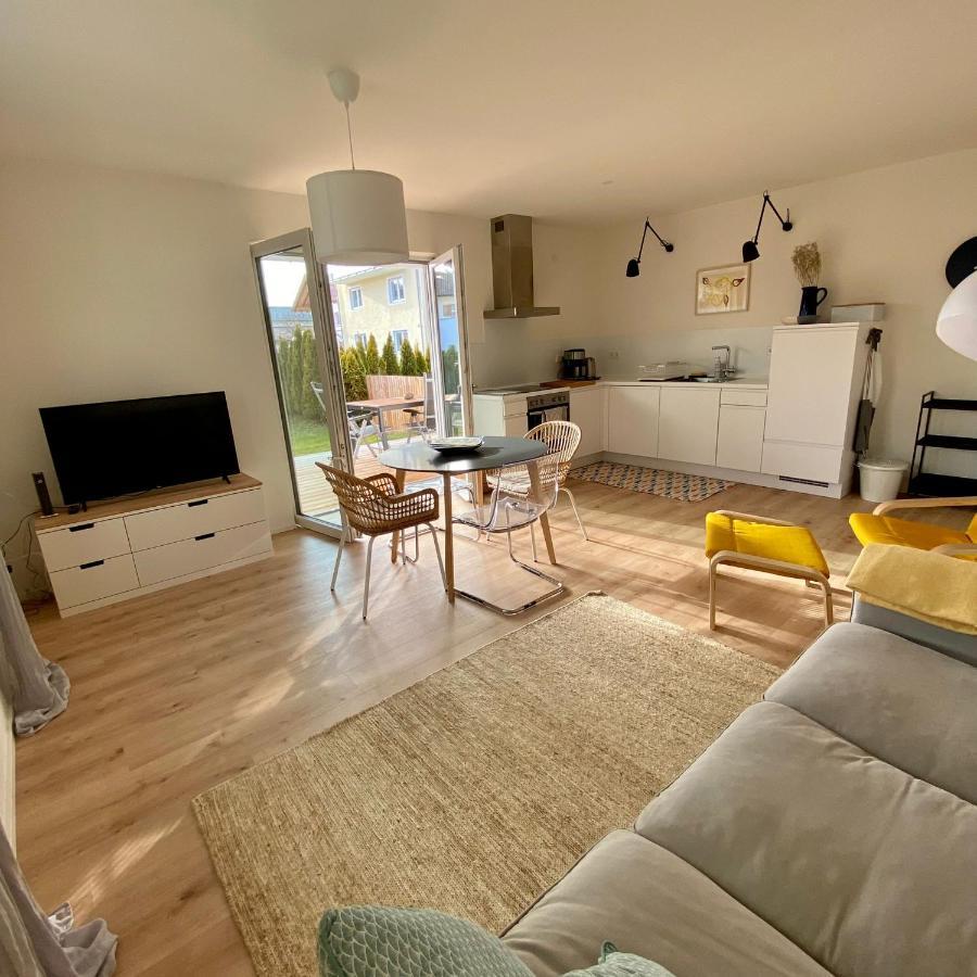 Ferienwohnung Am Bayrischen Meer Übersee Esterno foto